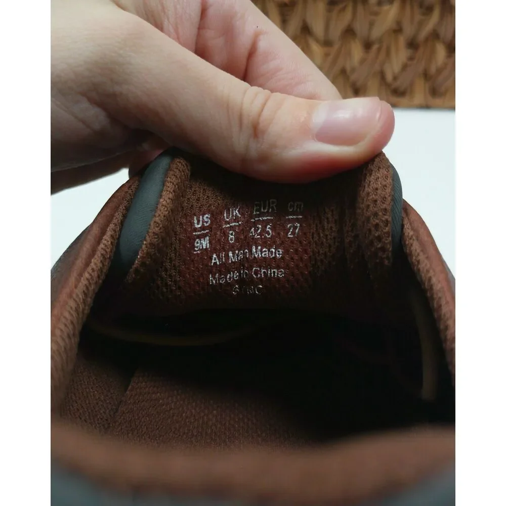 Dr. Scholl's Mens Brown Oxford Shoes 9M Dress Casual Derby Comfort Preppy